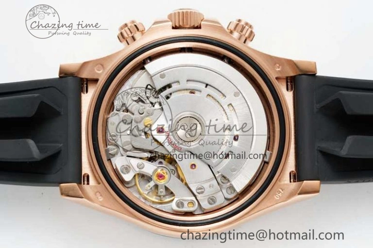 Daytona 116515 QF 1:1 Best Edition Chocolate Dial on Oysterflex Rubber Strap SA4130