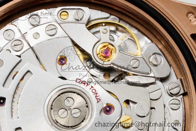 Daytona 116515 QF 1:1 Best Edition Chocolate Dial on Oysterflex Rubber Strap SA4130