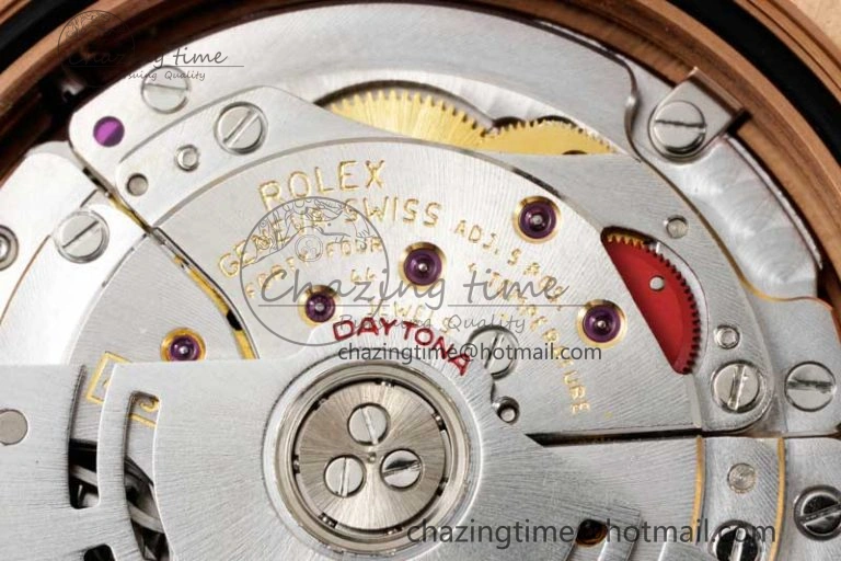 Daytona 116515 QF 1:1 Best Edition Chocolate Dial on Oysterflex Rubber Strap SA4130