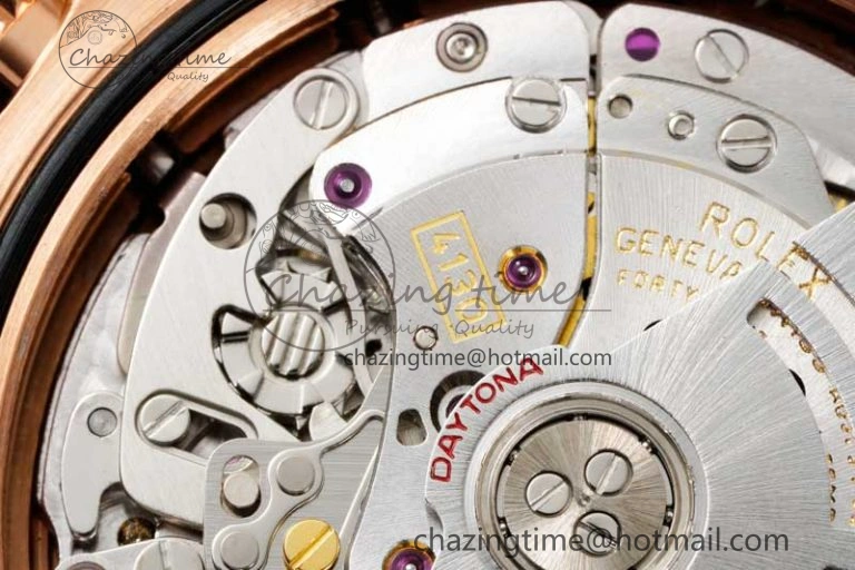 Daytona 116515 QF 1:1 Best Edition Chocolate Dial on Oysterflex Rubber Strap SA4130