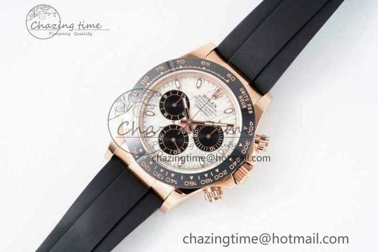 Daytona 116515 QF 1:1 Best Edition Meteorite Dial on Oysterflex Rubber Strap SA4130