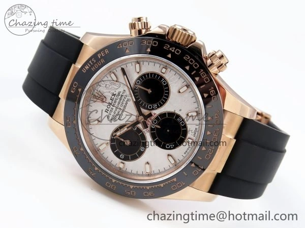 Daytona 116515 QF 1:1 Best Edition Meteorite Dial on Oysterflex Strap SH4130 V3 (Gain Weight)