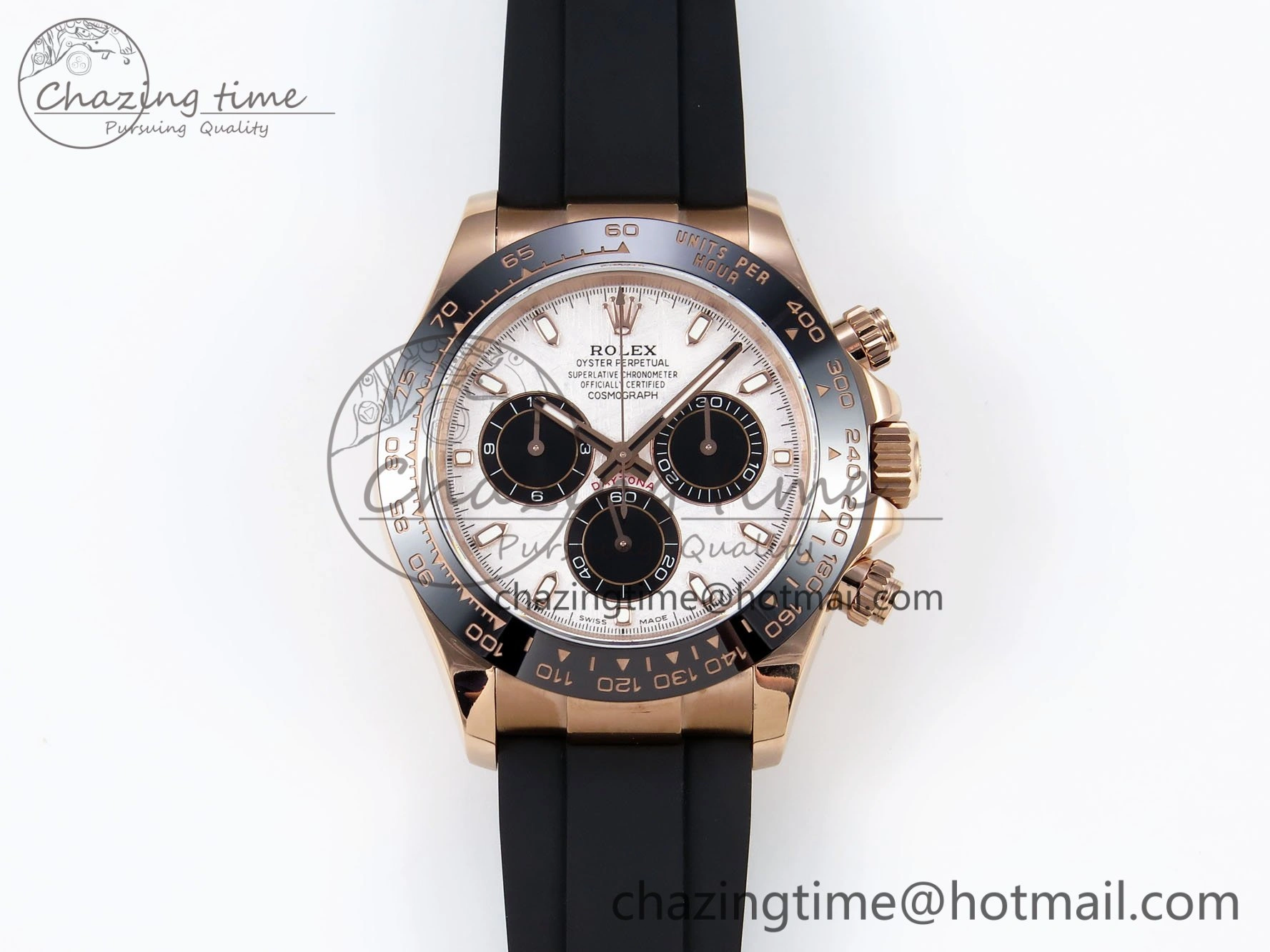 Daytona 116515 QF 1:1 Best Edition Meteorite Dial on Oysterflex Strap SH4130 V3 (Gain Weight)