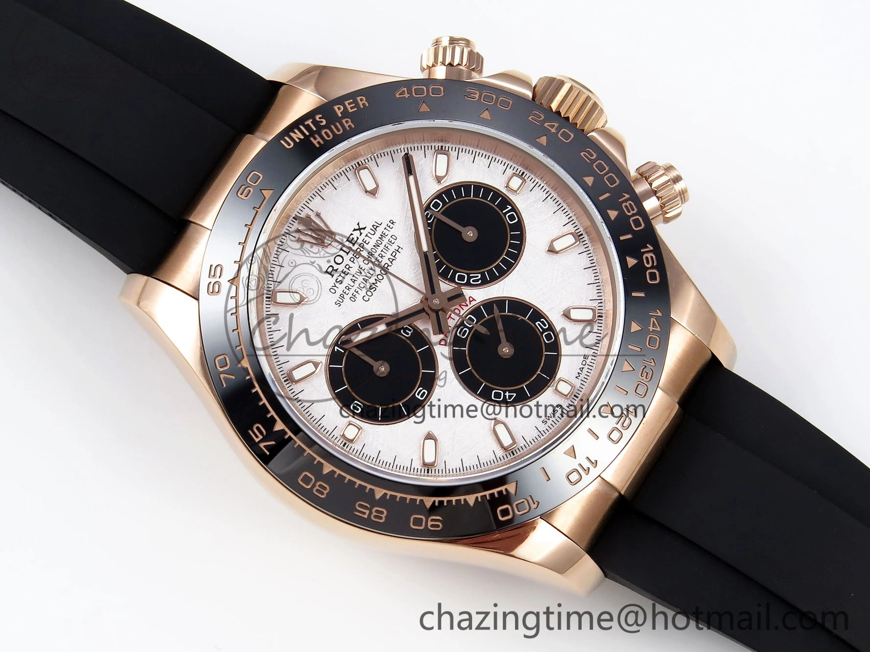 Daytona 116515 QF 1:1 Best Edition Meteorite Dial on Oysterflex Strap SH4130 V3 (Gain Weight)