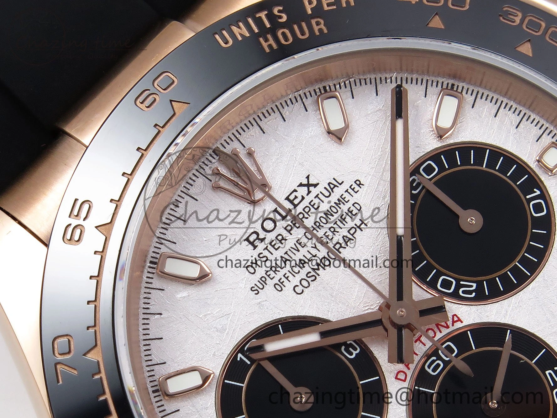 Daytona 116515 QF 1:1 Best Edition Meteorite Dial on Oysterflex Strap SH4130 V3 (Gain Weight)
