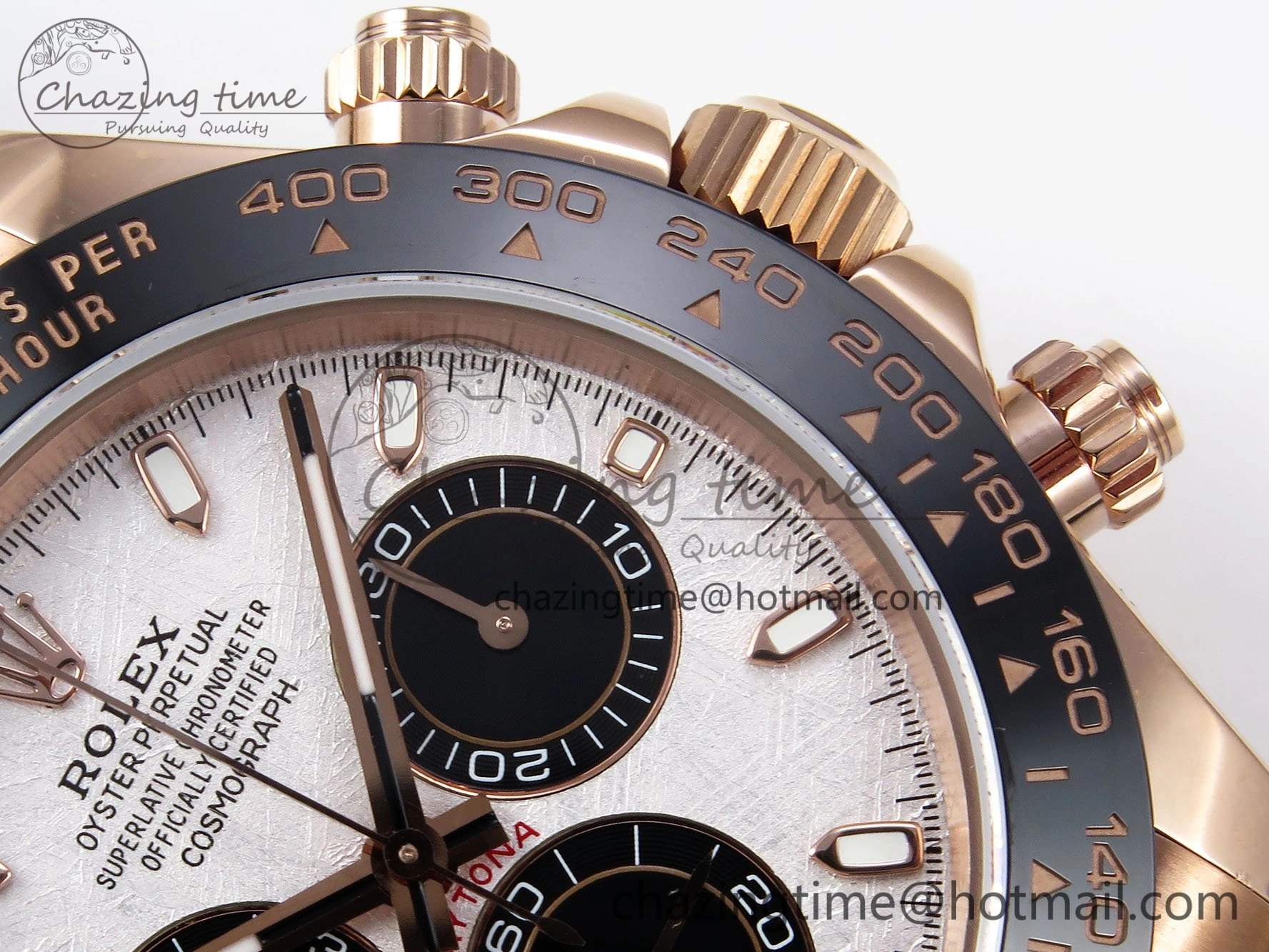 Daytona 116515 QF 1:1 Best Edition Meteorite Dial on Oysterflex Strap SH4130 V3 (Gain Weight)