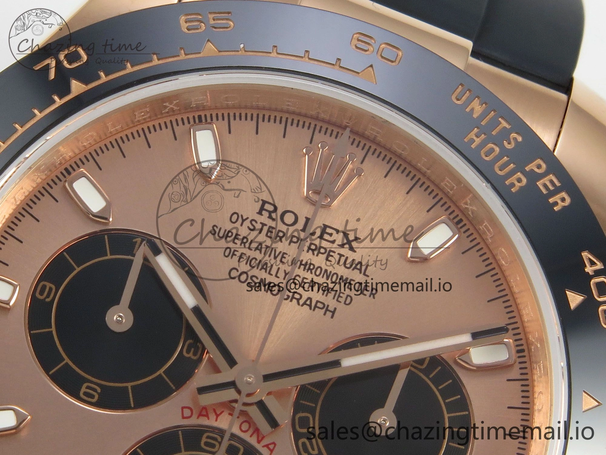 Daytona 116515 QF 1:1 Best Edition RG Black Dial on Oysterflex Strap SH4130 V11（Gain Weight）