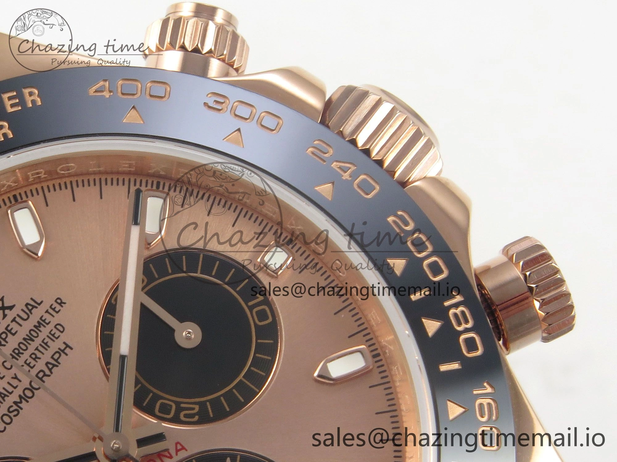 Daytona 116515 QF 1:1 Best Edition RG Black Dial on Oysterflex Strap SH4130 V11（Gain Weight）