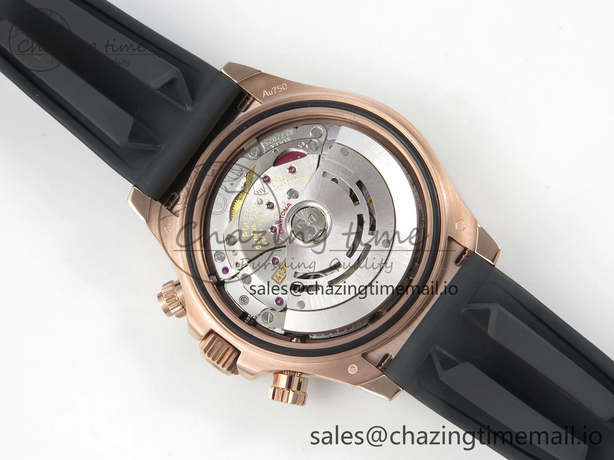Daytona 116515 QF 1:1 Best Edition RG Black Dial on Oysterflex Strap SH4130 V11（Gain Weight）
