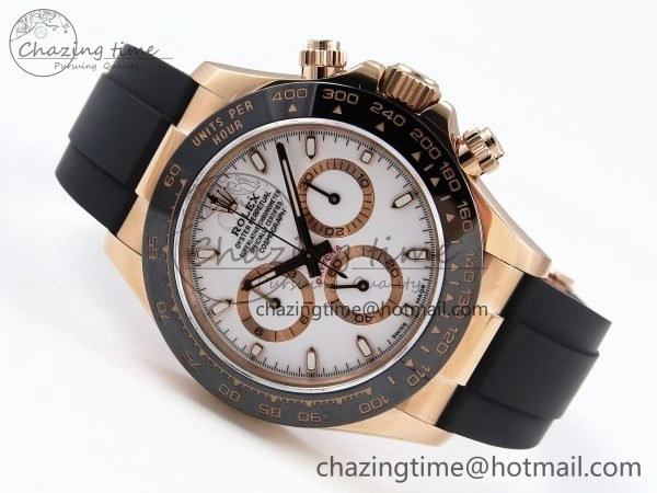 Daytona 116515 QF 1:1 Best Edition White Dial on Oysterflex Strap SH4130 V3 (Gain Weight)