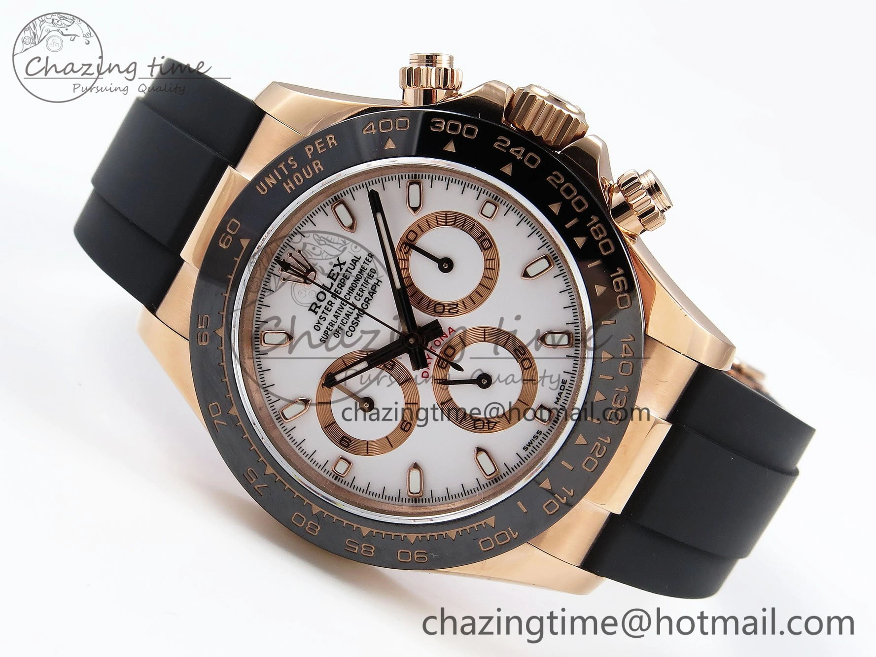 Daytona 116515 QF 1:1 Best Edition White Dial on Oysterflex Strap SH4130 V3 (Gain Weight)