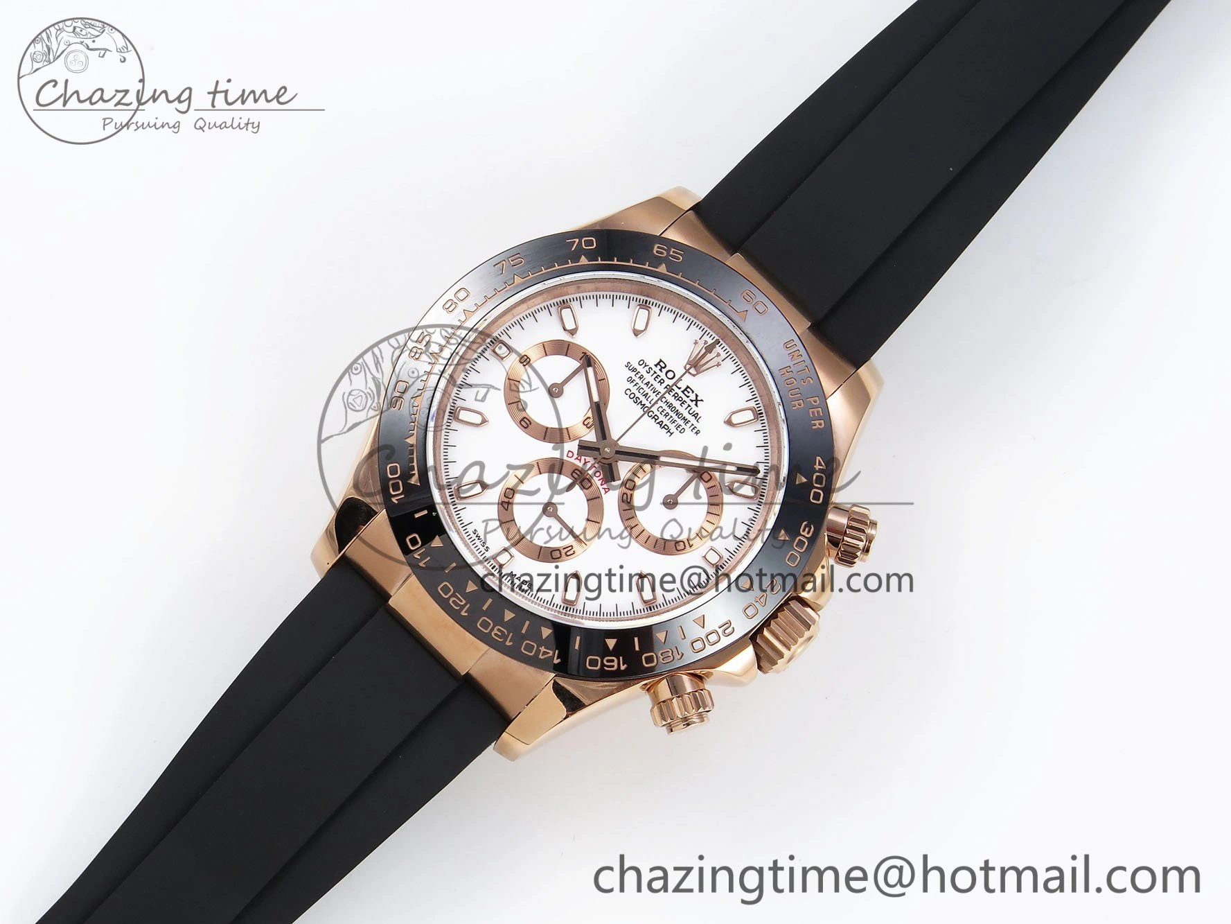 Daytona 116515 QF 1:1 Best Edition White Dial on Oysterflex Strap SH4130 V3 (Gain Weight)