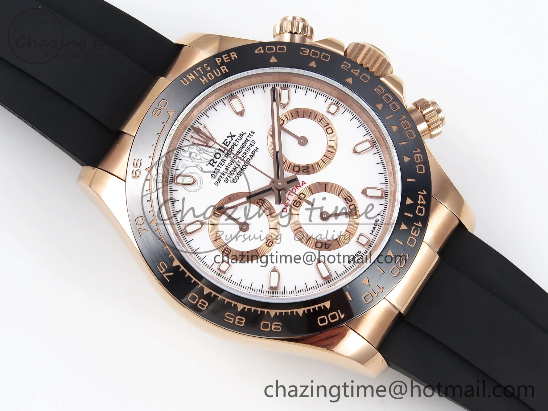 Daytona 116515 QF 1:1 Best Edition White Dial on Oysterflex Strap SH4130 V3 (Gain Weight)