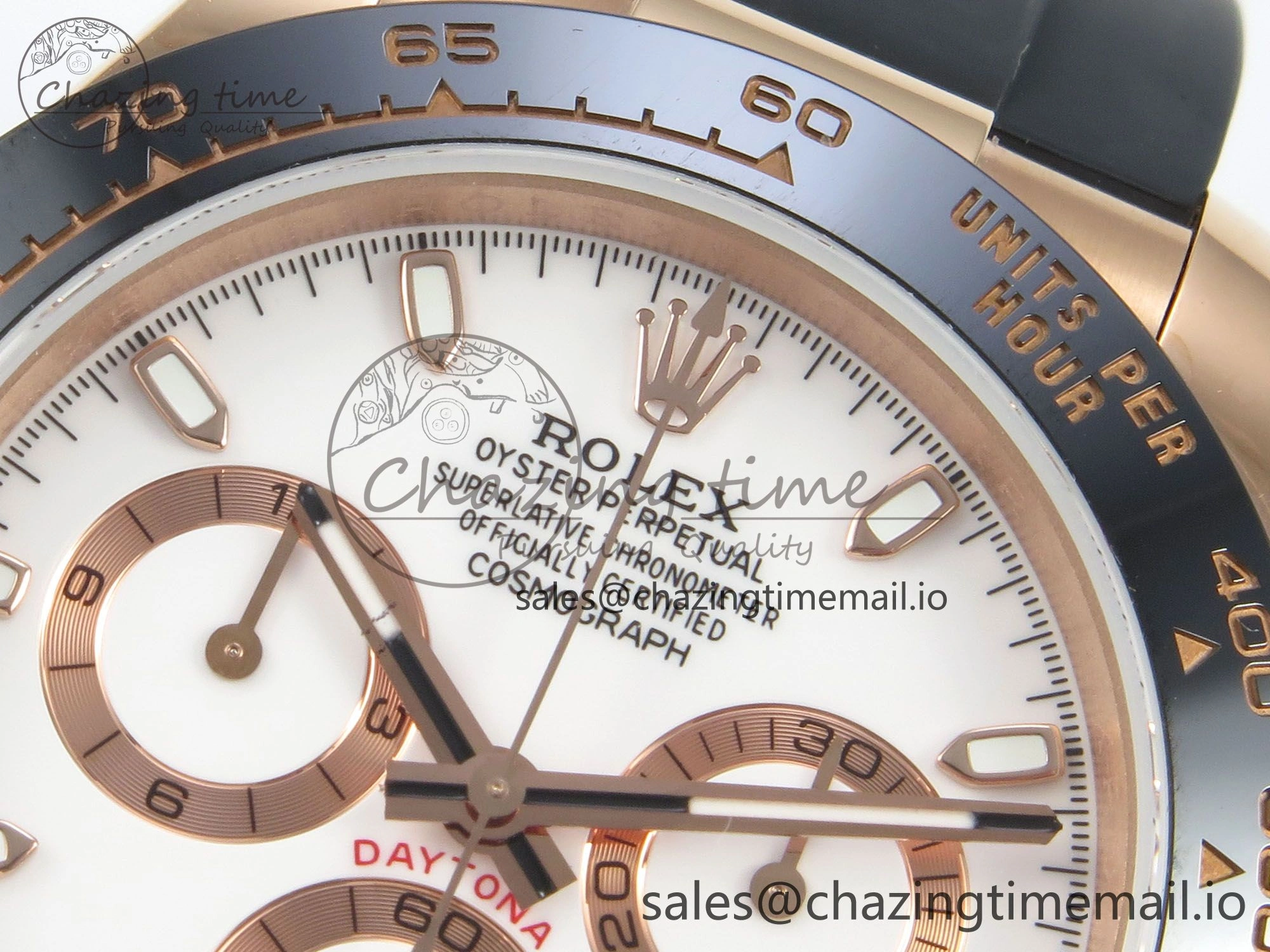 Daytona 116515 QF 1:1 Best Edition White RG Dial on Oysterflex Strap SH4130 V11（Gain Weight）