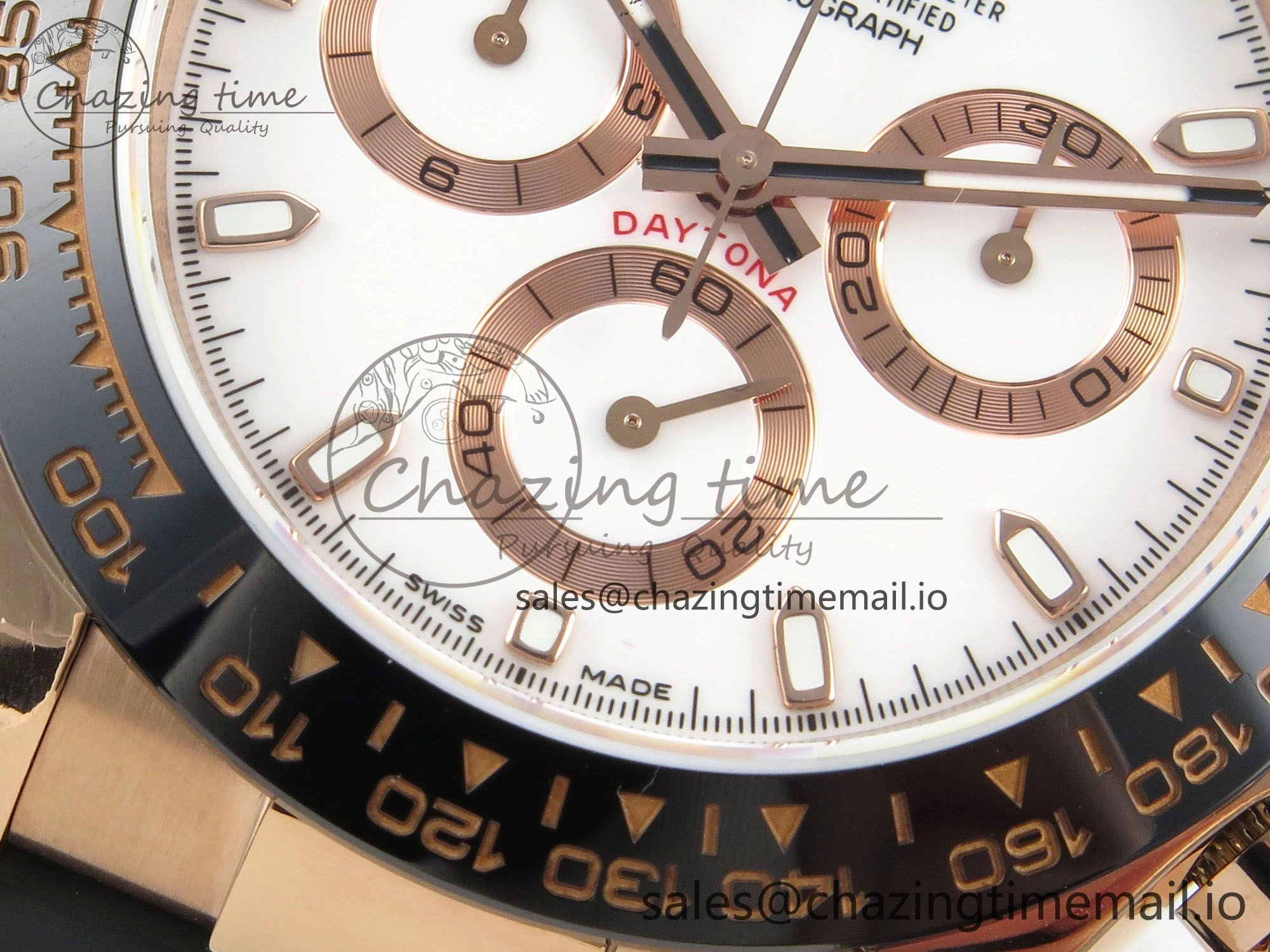 Daytona 116515 QF 1:1 Best Edition White RG Dial on Oysterflex Strap SH4130 V11（Gain Weight）