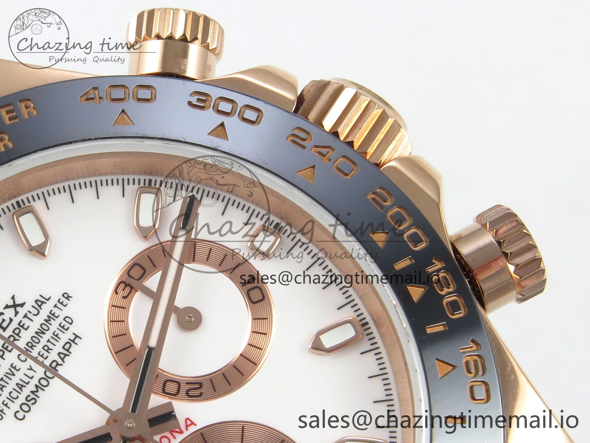 Daytona 116515 QF 1:1 Best Edition White RG Dial on Oysterflex Strap SH4130 V11（Gain Weight）