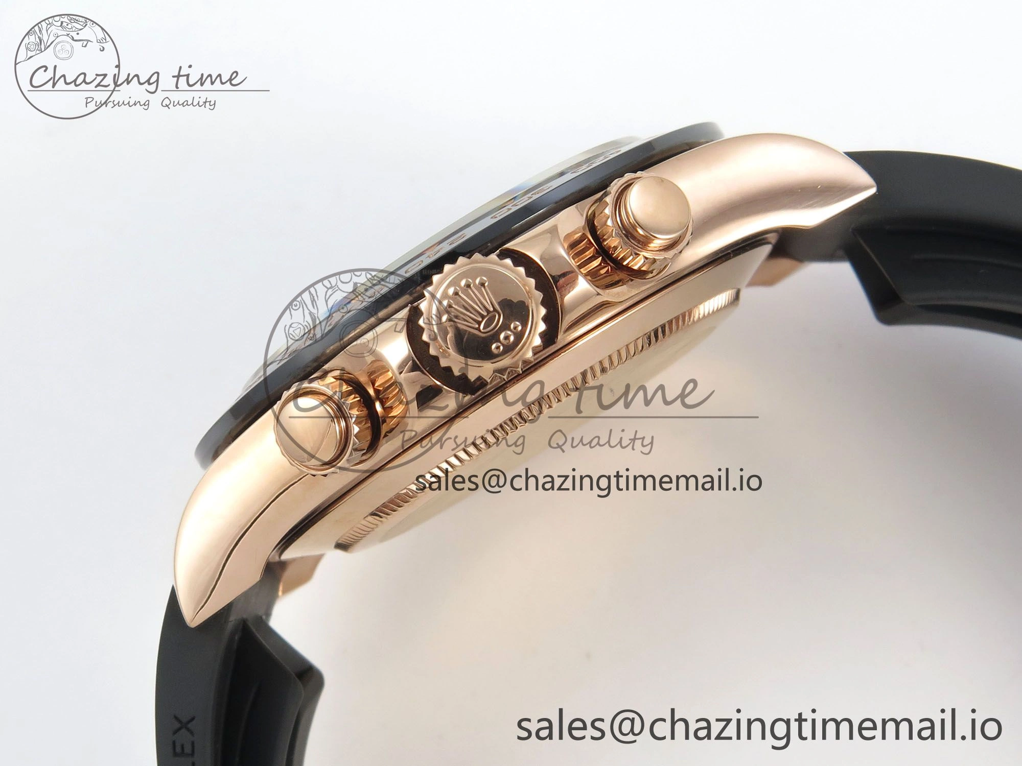 Daytona 116515 RG 3CF 1:1 Best Edition Black Bezel Meteorite Dial on Oysterflex Strap SH4130 V2(Mod Version)