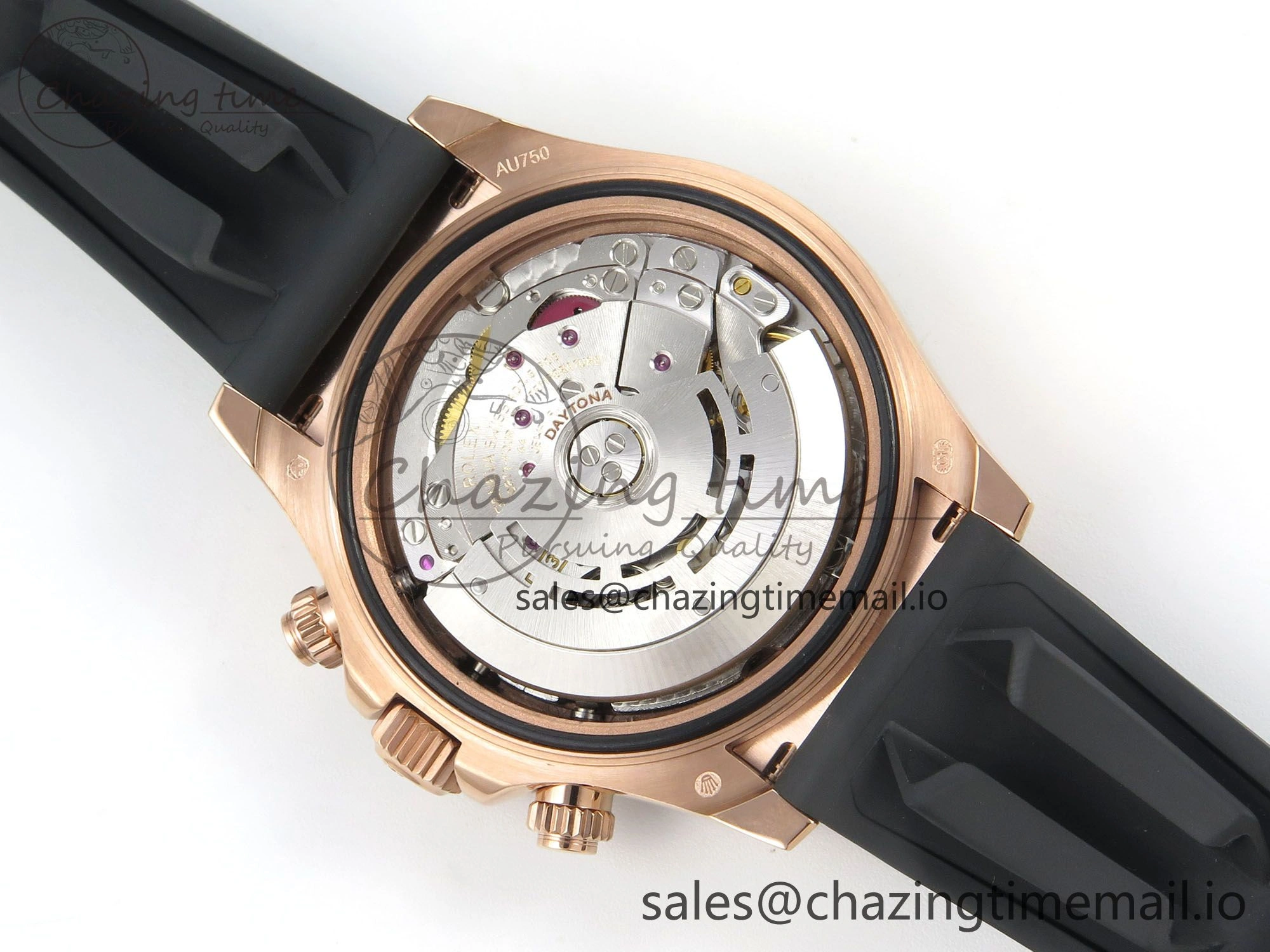 Daytona 116515 RG 3CF 1:1 Best Edition Black Bezel Meteorite Dial on Oysterflex Strap SH4130 V2(Mod Version)