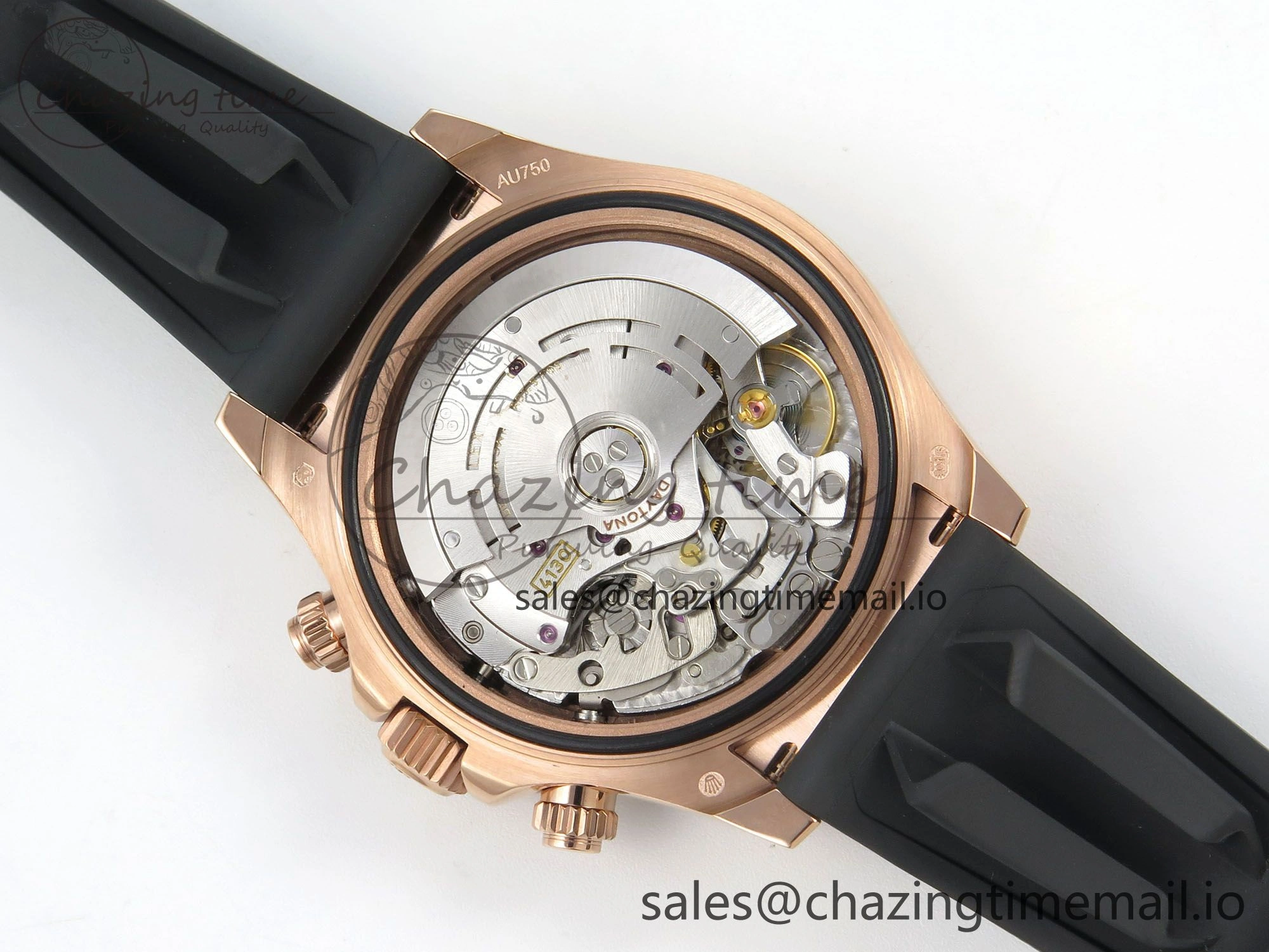 Daytona 116515 RG 3CF 1:1 Best Edition Black Bezel Meteorite Dial on Oysterflex Strap SH4130 V2(Mod Version)