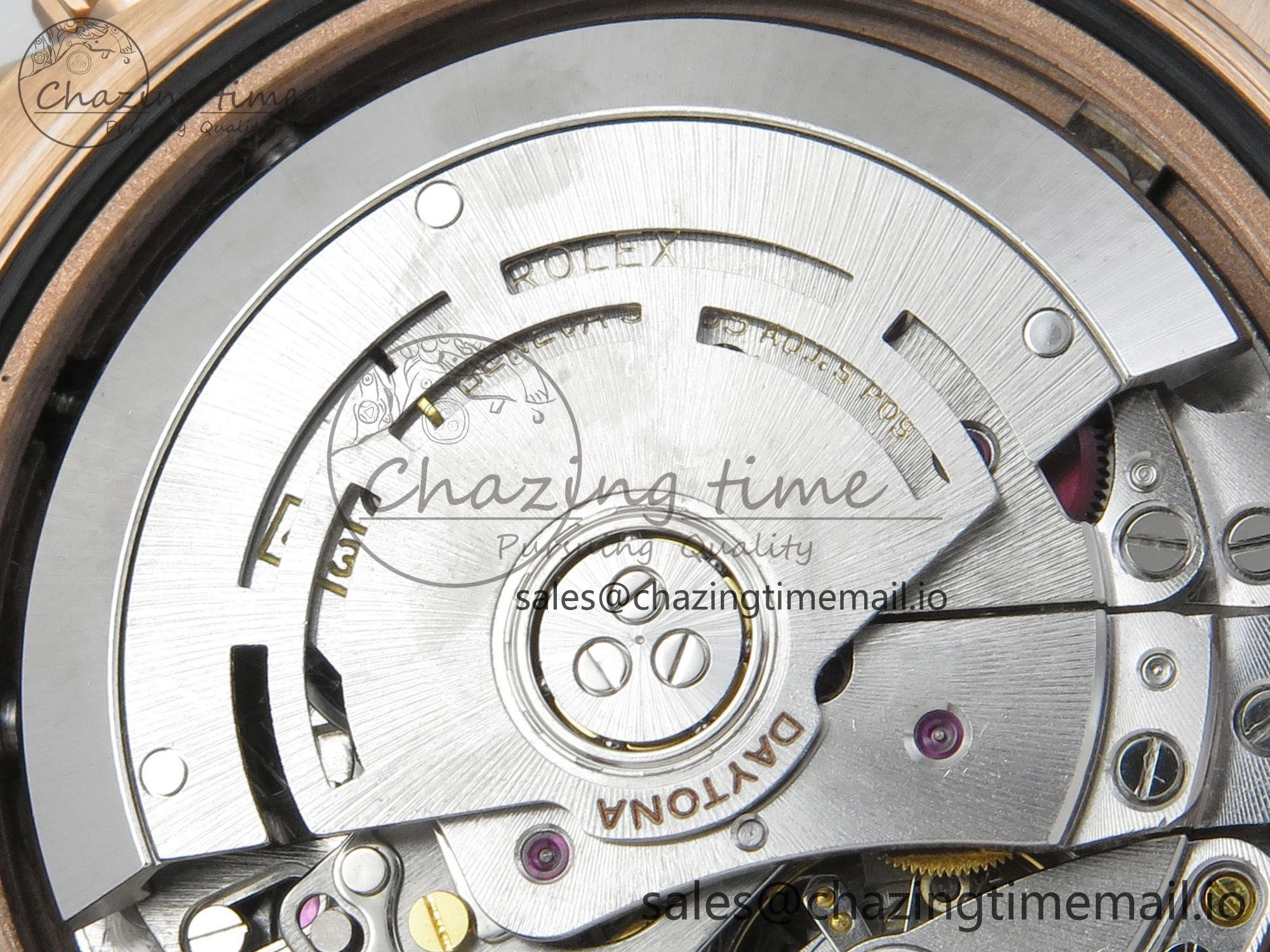 Daytona 116515 RG 3CF 1:1 Best Edition Black Bezel Meteorite Dial on Oysterflex Strap SH4130 V2(Mod Version)
