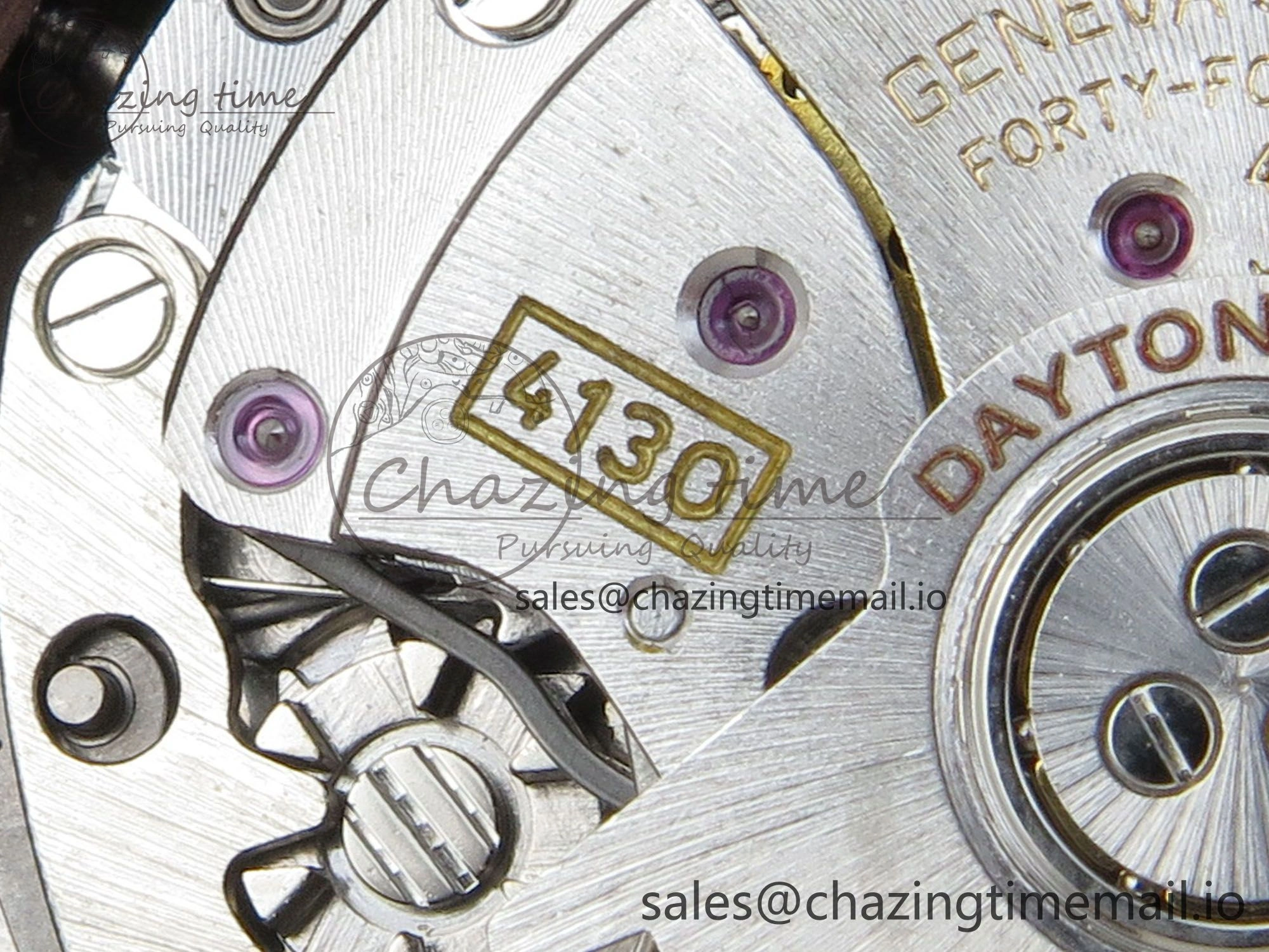 Daytona 116515 RG 3CF 1:1 Best Edition Black Bezel Meteorite Dial on Oysterflex Strap SH4130 V2(Mod Version)