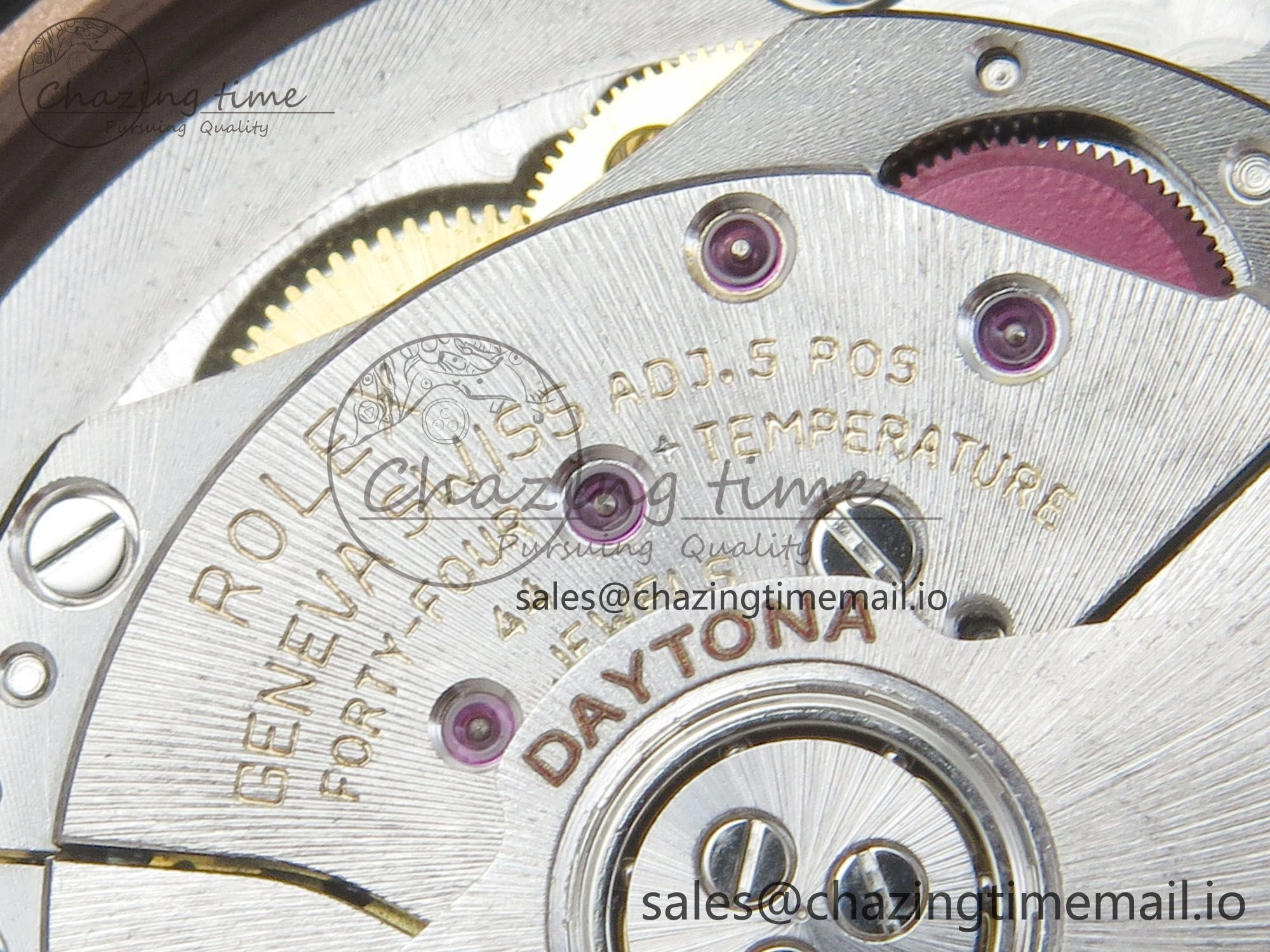 Daytona 116515 RG 3CF 1:1 Best Edition Black Bezel Meteorite Dial on Oysterflex Strap SH4130 V2(Mod Version)