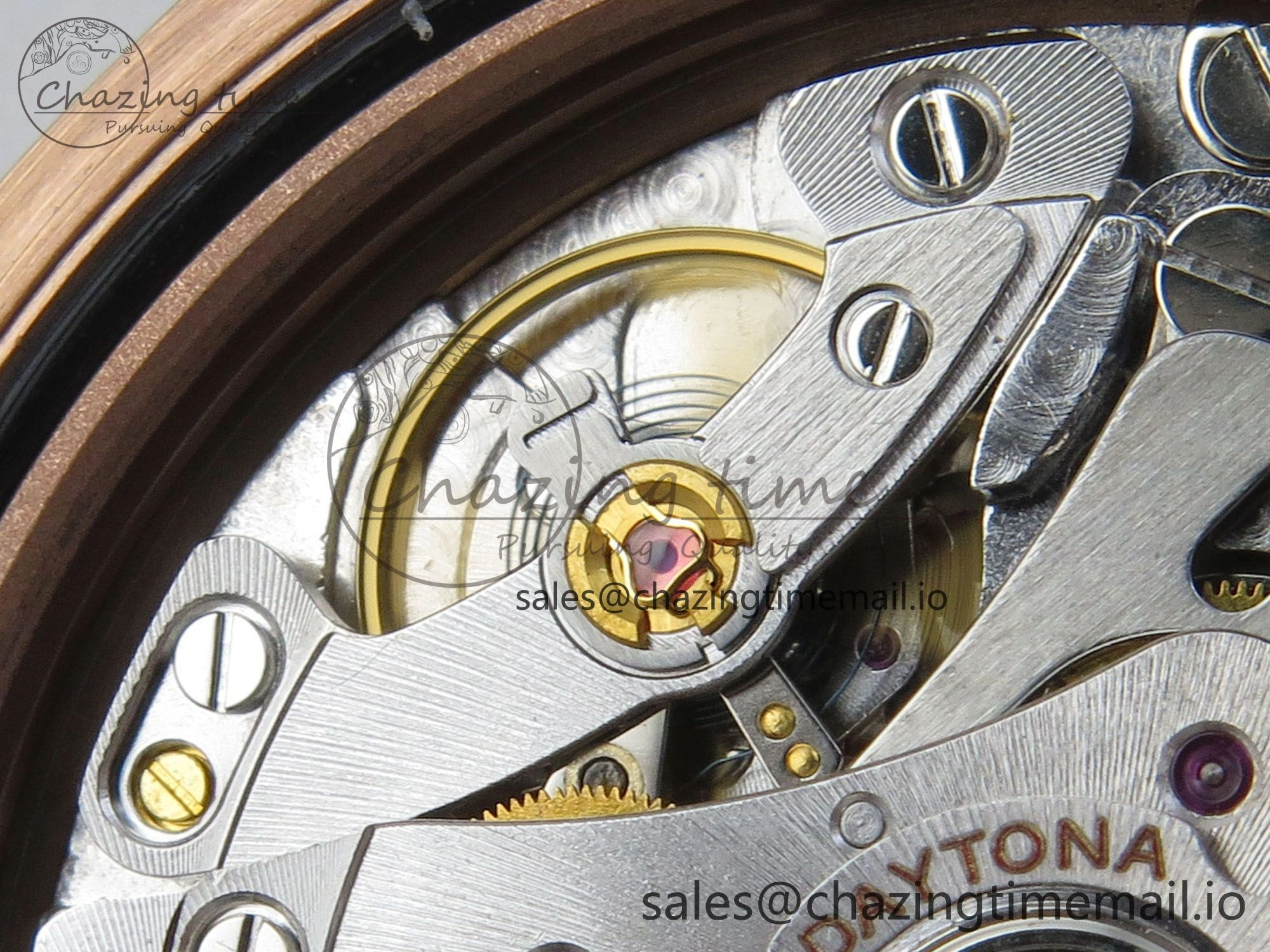 Daytona 116515 RG 3CF 1:1 Best Edition Black Bezel Meteorite Dial on Oysterflex Strap SH4130 V2(Mod Version)