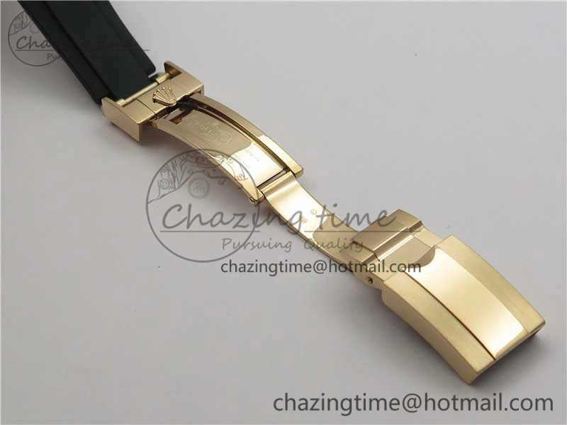 Daytona 116515 RG 904L Noob 1:1 Best Edition Chocolate Dial On Black Rubber Strap SA4130 (Free Extra Strap) V3