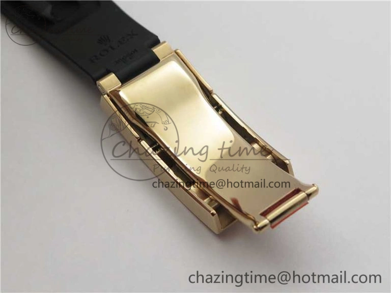 Daytona 116515 RG 904L Noob 1:1 Best Edition Chocolate Dial On Black Rubber Strap SA4130 (Free Extra Strap) V3