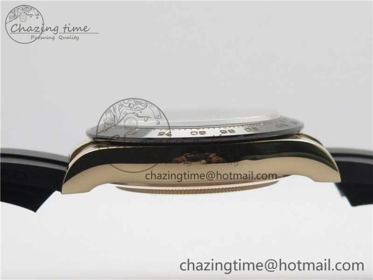 Daytona 116515 RG 904L Noob 1:1 Best Edition Chocolate Dial On Black Rubber Strap SA4130 (Free Extra Strap) V3