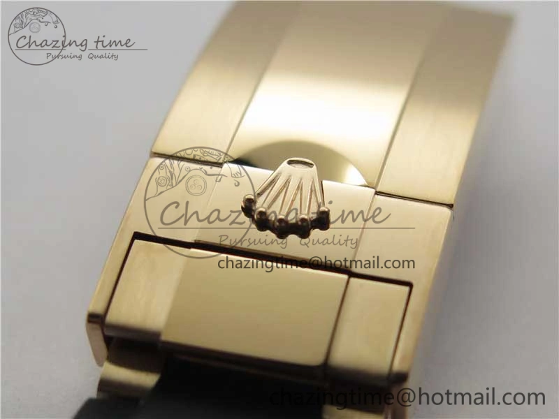 Daytona 116515 RG 904L Noob 1:1 Best Edition Chocolate Dial On Black Rubber Strap SA4130 (Free Extra Strap) V3