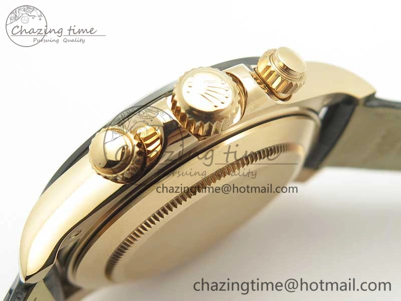 Daytona 116515 RG Noob 1:1 Best Edition Chocolate Dial On Leather Strap SA4130