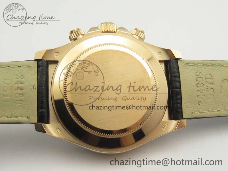 Daytona 116515 RG Noob 1:1 Best Edition Chocolate Dial On Leather Strap SA4130