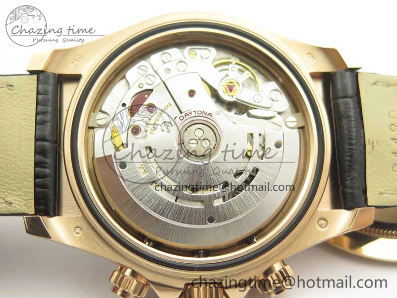 Daytona 116515 RG Noob 1:1 Best Edition Chocolate Dial On Leather Strap SA4130