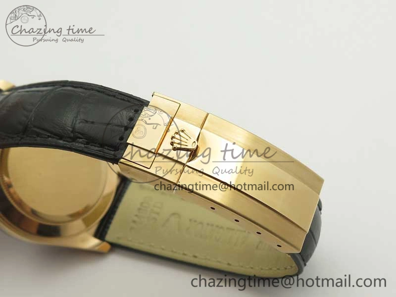 Daytona 116515 RG Noob 1:1 Best Edition Chocolate Dial On Leather Strap SA4130