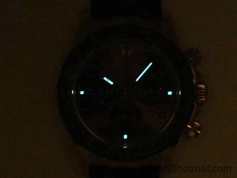 Daytona 116515 RG Noob 1:1 Best Edition Chocolate Dial On Leather Strap SA4130
