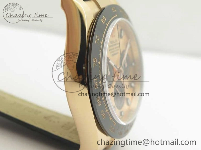 Daytona 116515 RG Noob 1:1 Best Edition Rose Gold Dial On Leather Strap SA4130