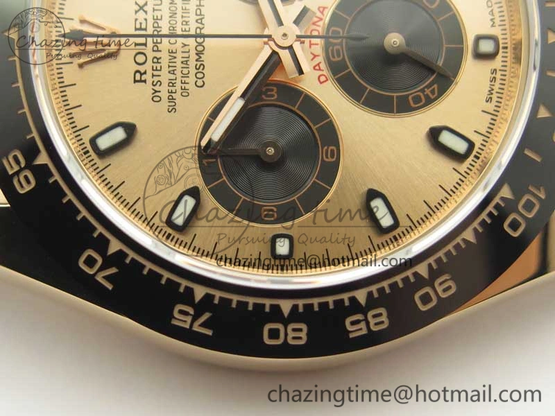 Daytona 116515 RG Noob 1:1 Best Edition Rose Gold Dial On Leather Strap SA4130