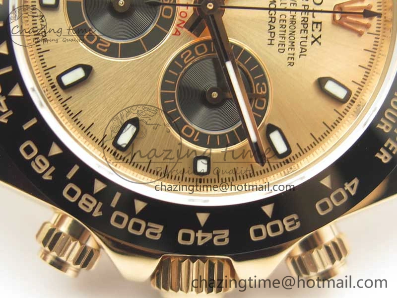 Daytona 116515 RG Noob 1:1 Best Edition Rose Gold Dial On Leather Strap SA4130