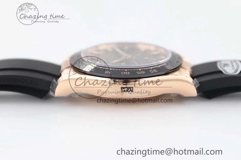 Daytona 116515 RG TWF 1:1 Best Edition 904L Steel Brown Dial on Oysterflex Strap A7750