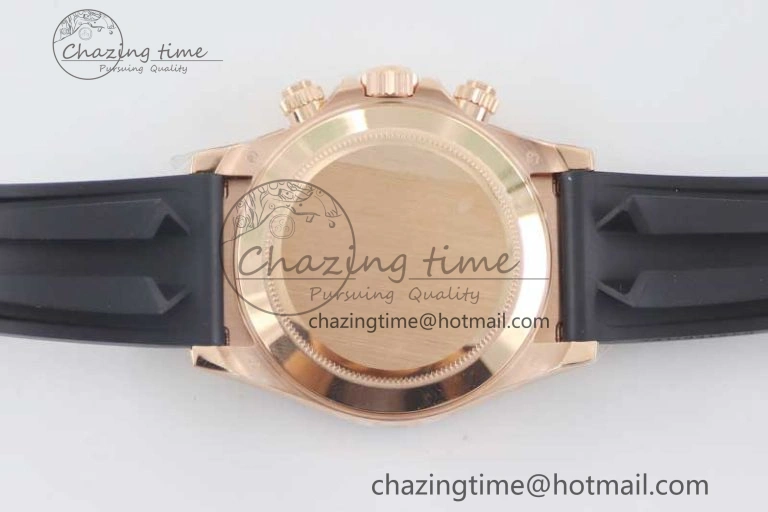 Daytona 116515 RG TWF 1:1 Best Edition 904L Steel RG  Crystal Markers Dial on Oysterflex Strap A7750