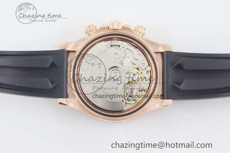 Daytona 116515 RG TWF 1:1 Best Edition 904L Steel RG  Crystal Markers Dial on Oysterflex Strap A7750