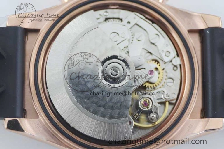 Daytona 116515 RG TWF 1:1 Best Edition 904L Steel RG  Crystal Markers Dial on Oysterflex Strap A7750