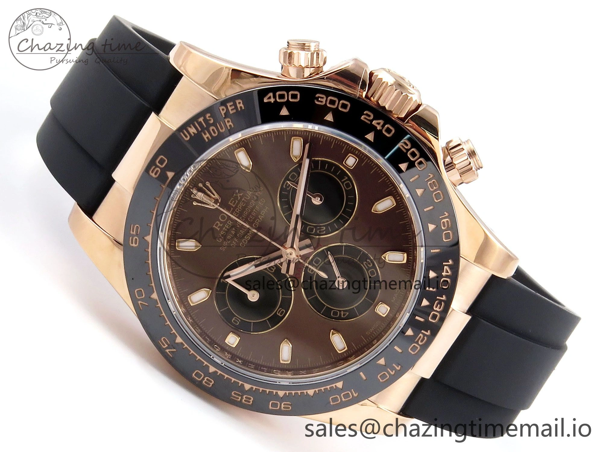 Daytona 116515 ZF 1:1 Best Edition Brown Dial on Oysterflex Strap SH4130（Gain Weight）