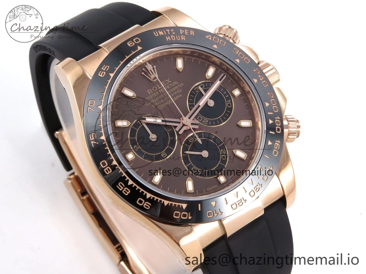 Daytona 116515 ZF 1:1 Best Edition Brown Dial on Oysterflex Strap SH4130（Gain Weight）