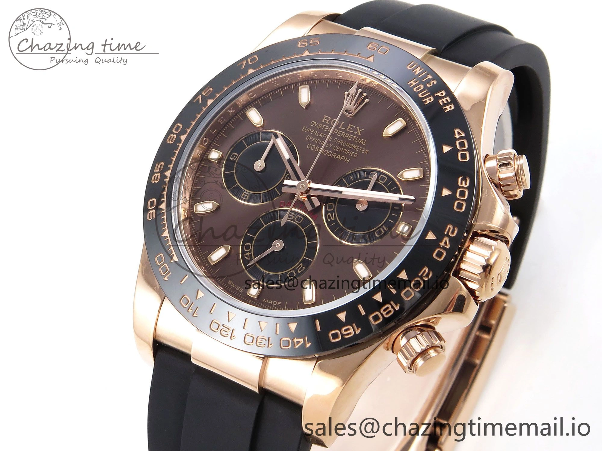 Daytona 116515 ZF 1:1 Best Edition Brown Dial on Oysterflex Strap SH4130（Gain Weight）