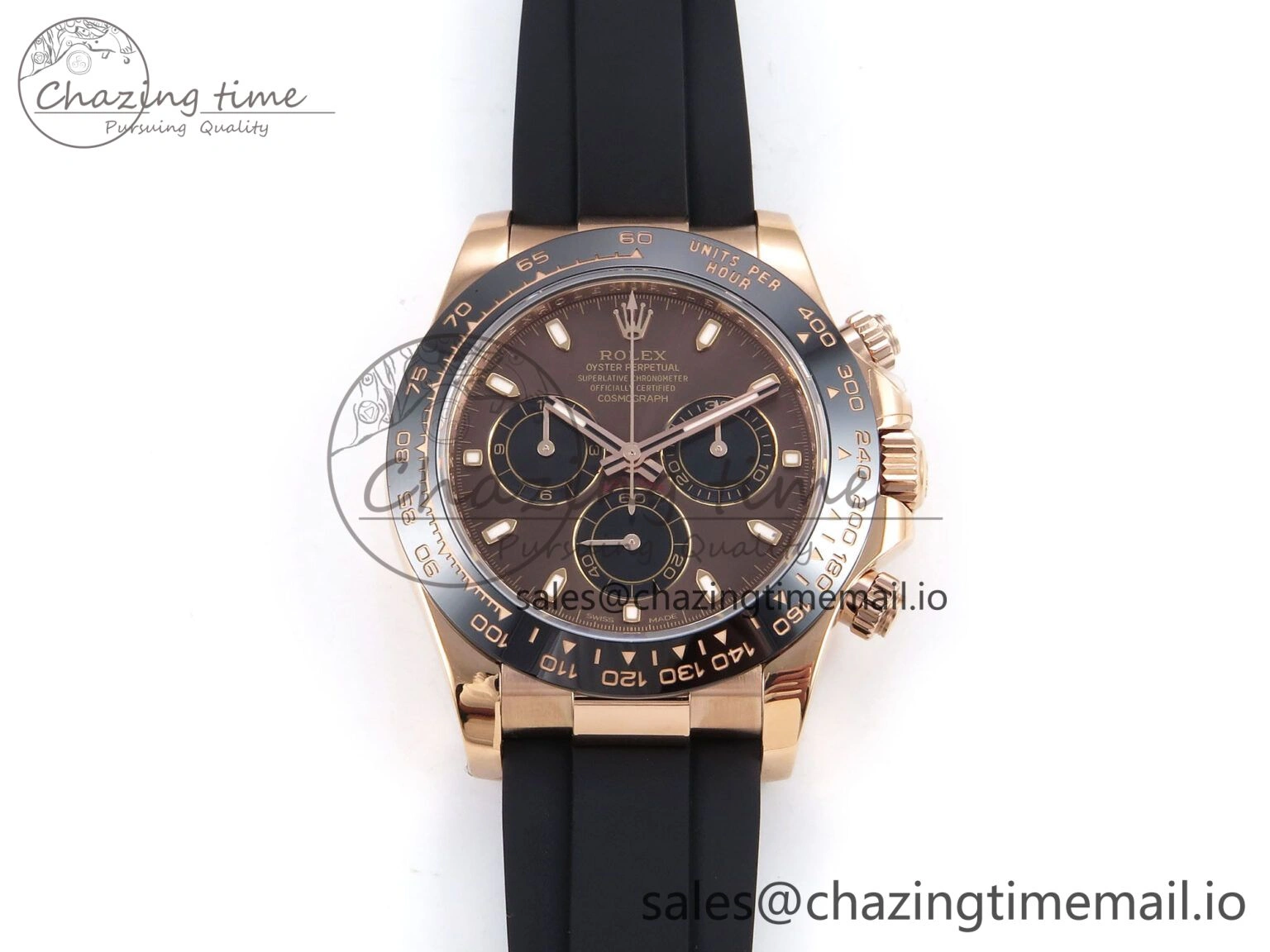 Daytona 116515 ZF 1:1 Best Edition Brown Dial on Oysterflex Strap SH4130（Gain Weight）
