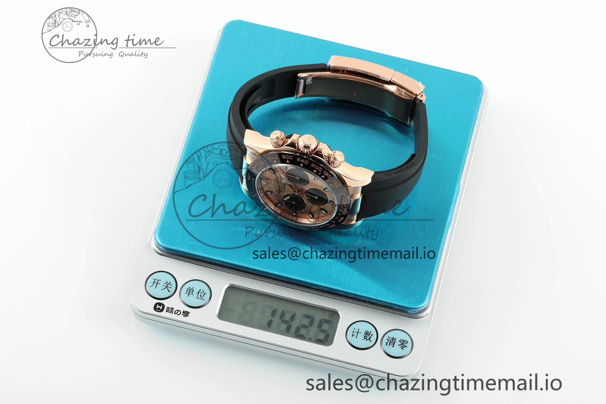 Daytona 116515 ZF 1:1 Best Edition Rose Dial on Oysterflex Strap SH4130（Gain Weight）