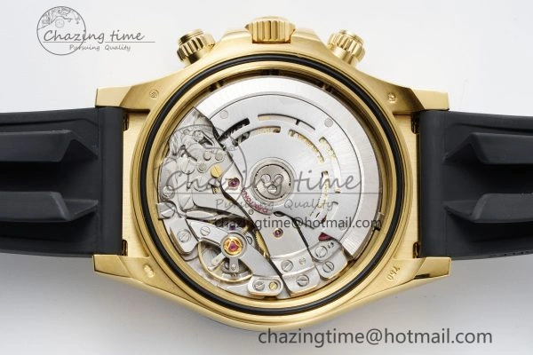 Daytona 116518 BTF 1:1 Best Edition Black Diamonds Dial on Oysterflex Rubber Strap SA4130 V2