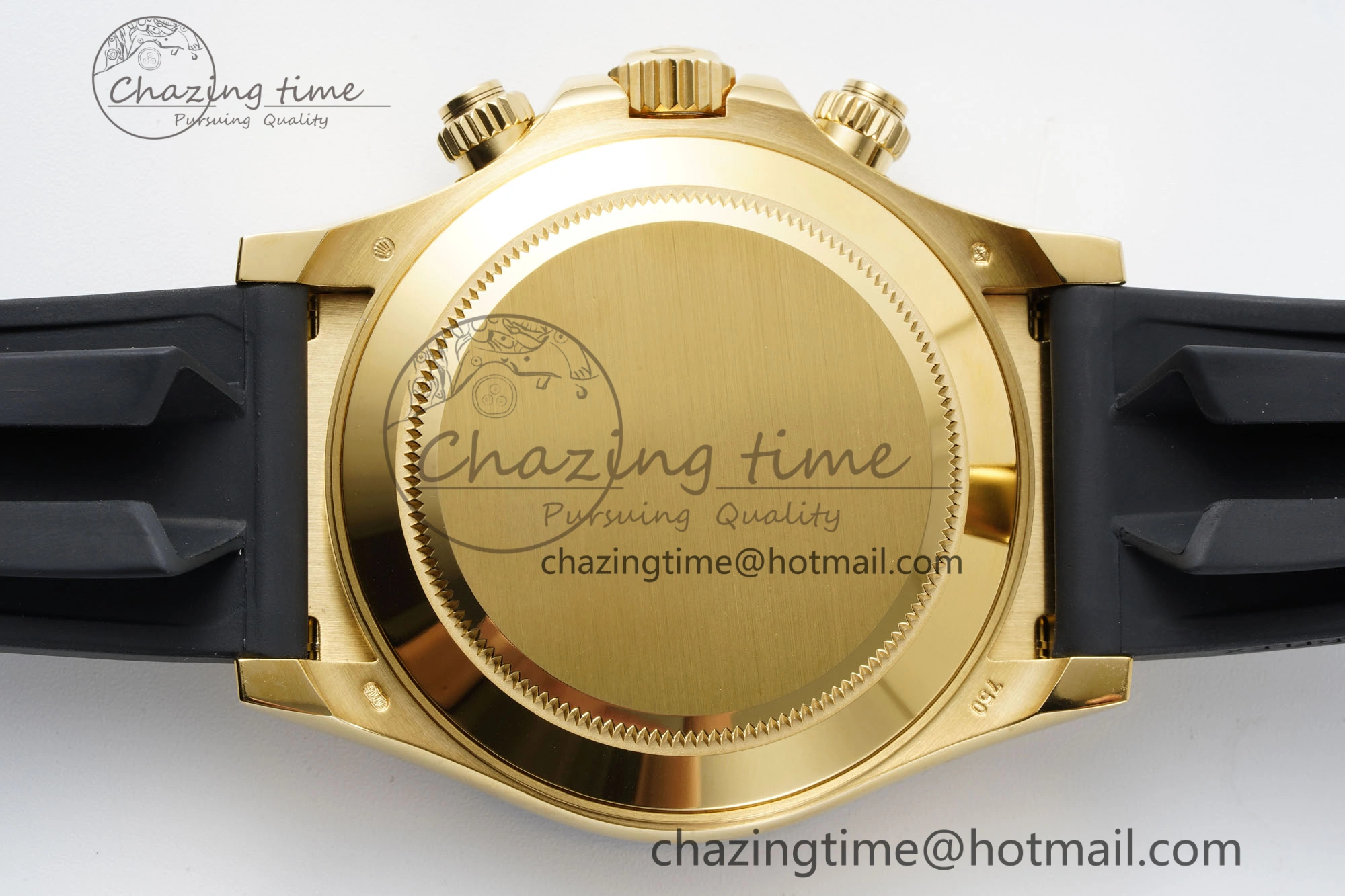 Daytona 116518 BTF 1:1 Best Edition Paul Newman Black YG Dial on Oysterflex Rubber Strap SA4130 V2